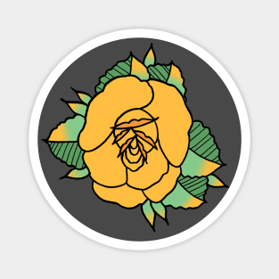 Yellow Rose Magnet